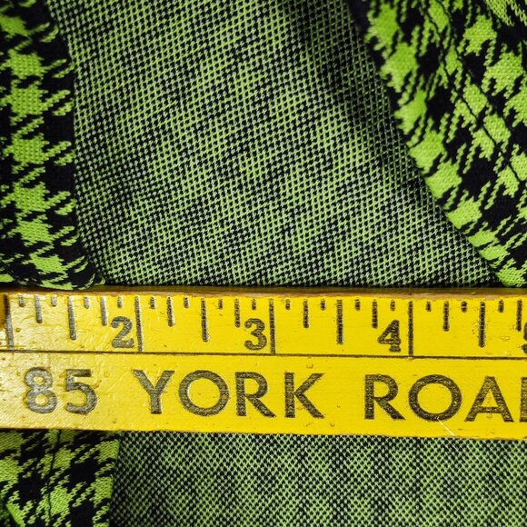 Bershka romper women's size XS green and black colour houndstooth pattern - Picture 11 of 11